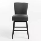 Contemporary Upholstered 27.5 Inch Swivel Counter Stool