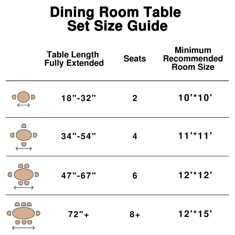 42 x 42 Solid Wood Round Dining Table with Black Finish and Elegant Arched Legs for Modern Dining Rooms & Kitchens