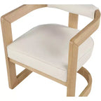 Vegan Leather Dining Chair