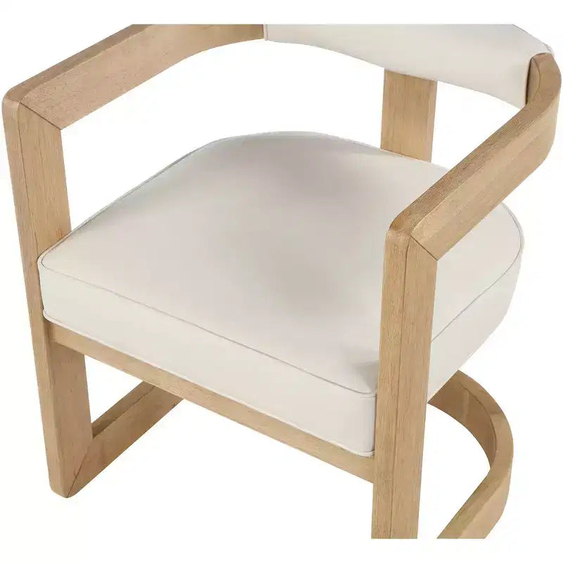 Vegan Leather Dining Chair