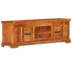TV Cabinet Honey Solid Acacia wood, Engineered wood Medium