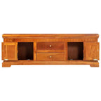 TV Cabinet Honey Solid Acacia wood, Engineered wood Medium
