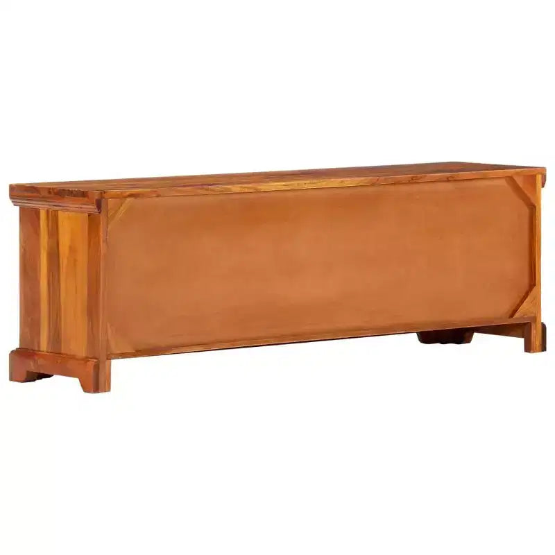TV Cabinet Honey Solid Acacia wood, Engineered wood Medium