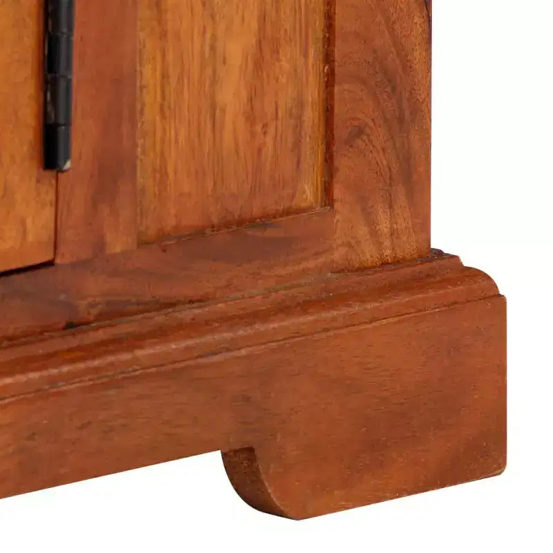 TV Cabinet Honey Solid Acacia wood, Engineered wood Medium