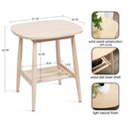 Nilas Wood Side Table