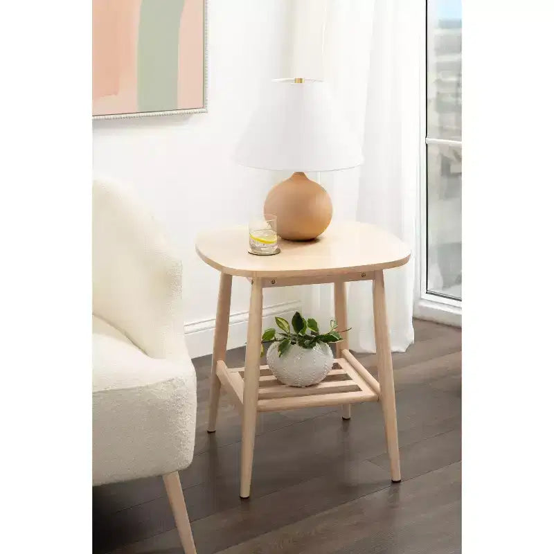 Nilas Wood Side Table