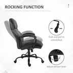 Extra Wide Comfy Chair with Adjustable Height, Ergonomic Office Chair with Padding Armrest, Criss Cross Chair for Home, Office
