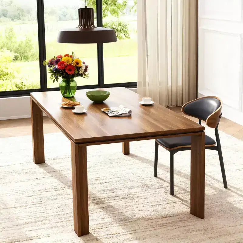 70.86 Inch Wooden Dining Table for 6 - 8 People