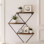 Modern Resin Planter Pots with Wood Legs - Decorative Indoor & Outdoor Plant Containers for Home & Garden Decor - 12 & 10, Gray