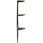 Modern Resin Planter Pots with Wood Legs - Decorative Indoor & Outdoor Plant Containers for Home & Garden Decor - 12 & 10, Gray