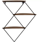 Modern Resin Planter Pots with Wood Legs - Decorative Indoor & Outdoor Plant Containers for Home & Garden Decor - 12 & 10, Gray