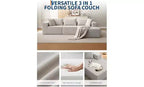 108 Modular Cloud Sectional Couch with Chaise | Fluffy Compressed L Shaped Sofa for Living Room | Sofa Bed Design, Beige
