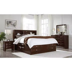 Black Mirror with Sleek Wood Frame Large Modern Mirror for Bedroom Dresser or Wall Display