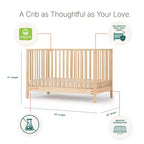 3-in-1 Convertible Crib