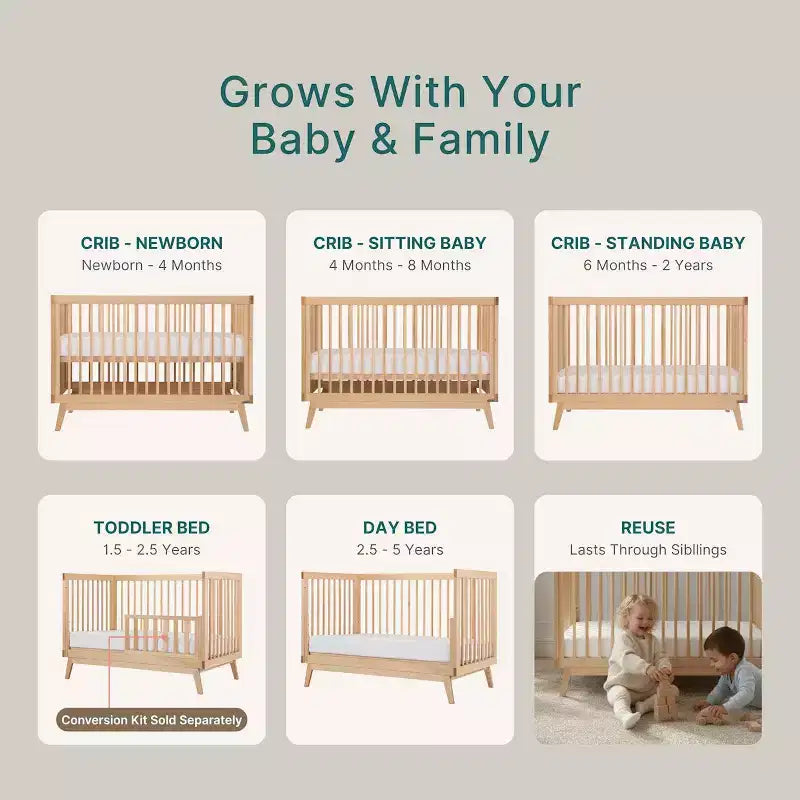 3-in-1 Convertible Crib
