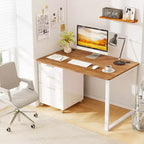 Universal Tabletop for Standard & Standing Desk Frame Walnut