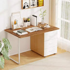 Universal Tabletop for Standard & Standing Desk Frame Walnut
