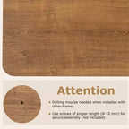 Universal Tabletop for Standard & Standing Desk Frame Walnut