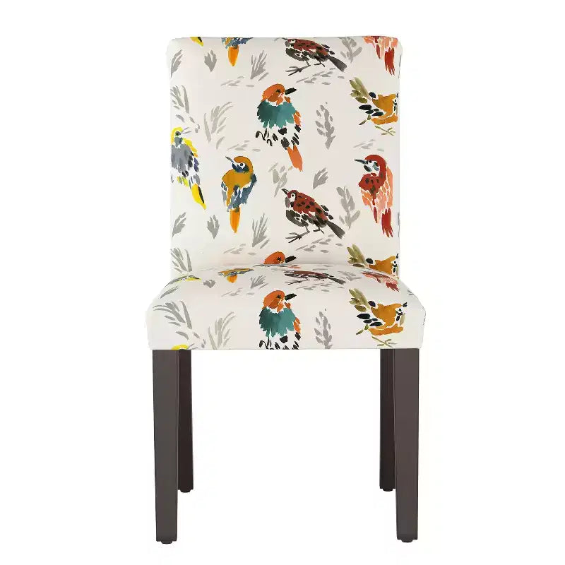 Hendrix Dining Chair with Bird Print
