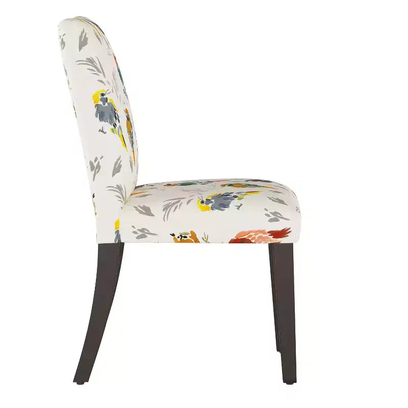 Hendrix Dining Chair with Bird Print