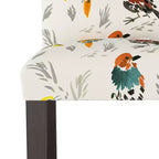 Hendrix Dining Chair with Bird Print
