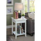 American Heritage End Table with Drawer Shelf
