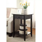 American Heritage End Table with Drawer Shelf
