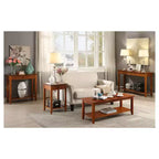 American Heritage End Table with Drawer Shelf